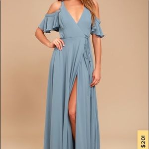 Lulus easy listening wrap dress